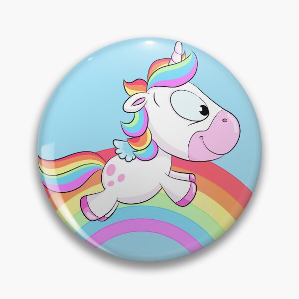 Item preview, Cute unicorn on rainbow designed and sold by Christine Wulf.