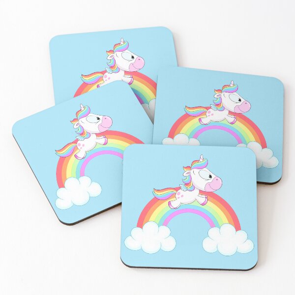 Item preview, Cute unicorn on rainbow designed and sold by Christine Wulf.