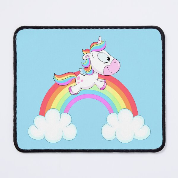 Item preview, Cute unicorn on rainbow designed and sold by Christine Wulf.