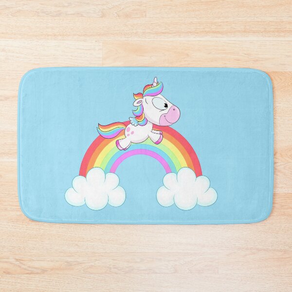 Item preview, Cute unicorn on rainbow designed and sold by Christine Wulf.