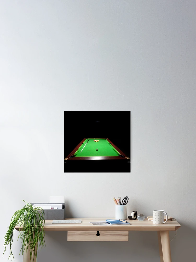 Thumbnail 2 of 3, Poster, Pool Table designed and sold by JumpingTracks.