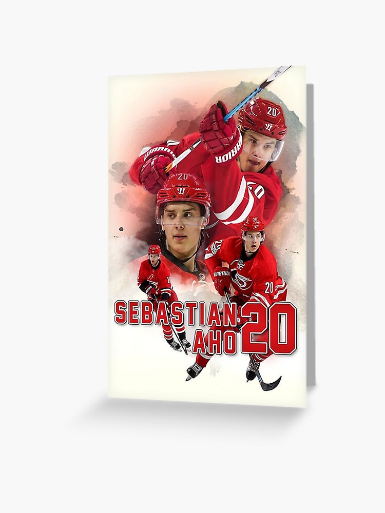 Sebastian Aho Hurricanes Jersey Sticker for Sale by tayloram8