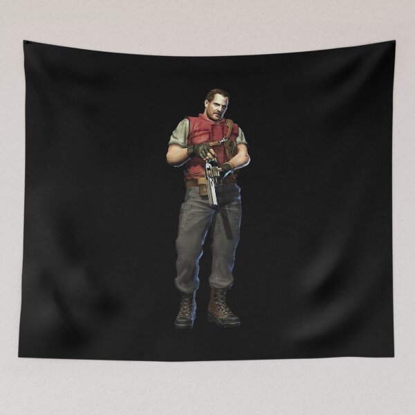 Item preview, Creative Survival Horror Video Game Alluring Resident Evil Barry Burton Gifts designed and sold by OverbayStraight.