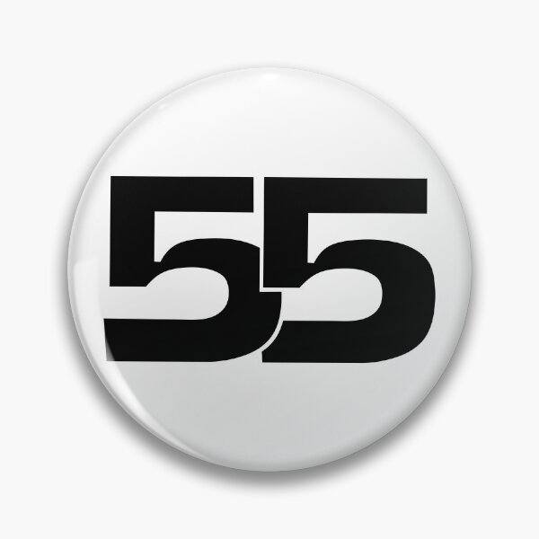 Artikelvorschau, 55 SAI. Fahrernummer Saison 2022 (Schwarz) entworfen und verkauft von FilipeFerreira.