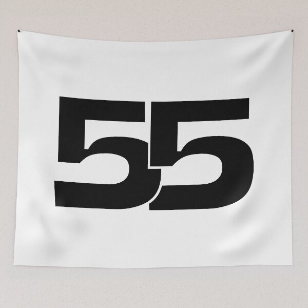 Item preview, 55 SAI. Driver Number 2022 Season (Black) designed and sold by FilipeFerreira.