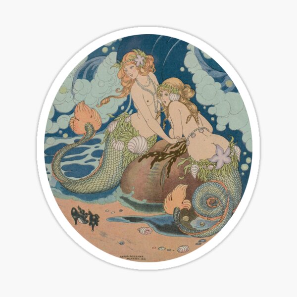 Item preview, Mermaids by Gerda Wegener designed and sold by IliaLobell.