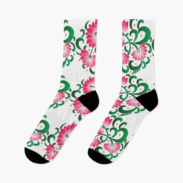 Item preview, Ornamental Lotus in Pink and Green. designed and sold by Kanchan1987.