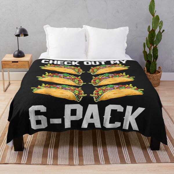 Item preview, Check Out My Six Pack Fitness Taco Funny Mexican Gym designed and sold by romanl3.