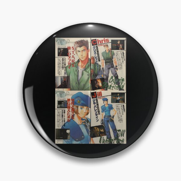 Item preview, Creative Survival Horror Video Game Alluring Resident Evil Chris And Jill Tri Blend Vintage designed and sold by OverbayStraight.