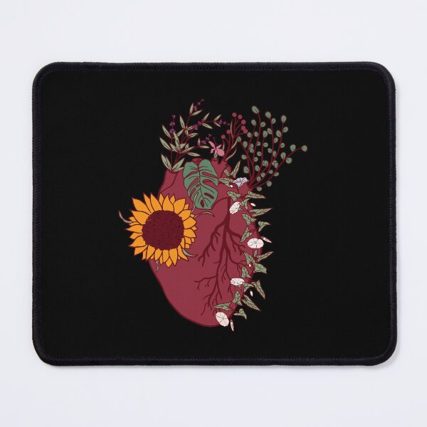Item preview, Human heart and flowers designed and sold by camelsvg.