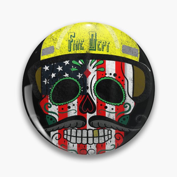 Item preview, Day Of The Dead Firefighter designed and sold by Isidroward.