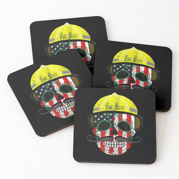 Item preview, Day Of The Dead Firefighter designed and sold by Isidroward.