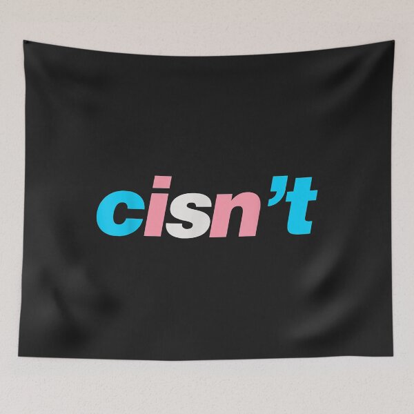 Item preview, Cisn't Trans Pride Transgender Subtle Pride Month LGBTQ gift designed and sold by romanl3.