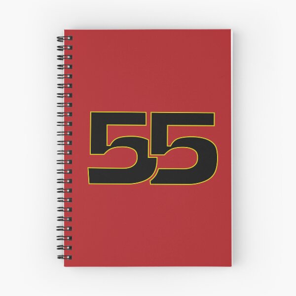 Item preview, 55 SAI. Driver Number 2022 Season (Black and Yellow/Red BG) designed and sold by FilipeFerreira.
