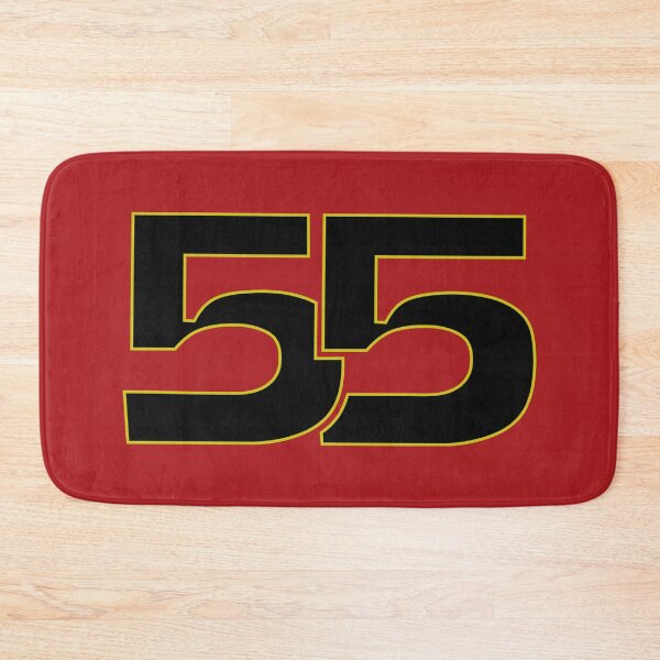 Item preview, 55 SAI. Driver Number 2022 Season (Black and Yellow/Red BG) designed and sold by FilipeFerreira.