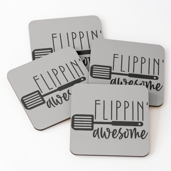 Item preview, flippin' awesome, awesome, funny, flippin, flippin awesome, humor, cook, dad, gymnast, cooking, gymnastics, chef, food, spatula, nerd, designed and sold by NAZIMNADIR.