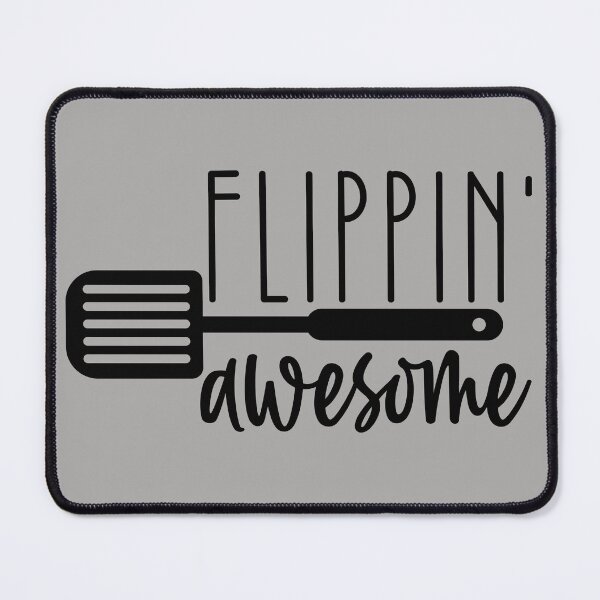 Artikelvorschau, flippin' awesome, genial, lustig, flippin, flippin awesome, humor, koch, papa, turner, kochen, gymnastik, koch, essen, spachtel, nerd, entworfen und verkauft von NAZIMNADIR.
