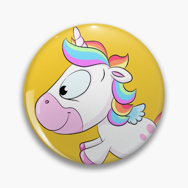 Item preview, Cute running rainbow unicorn designed and sold by Christine Wulf.