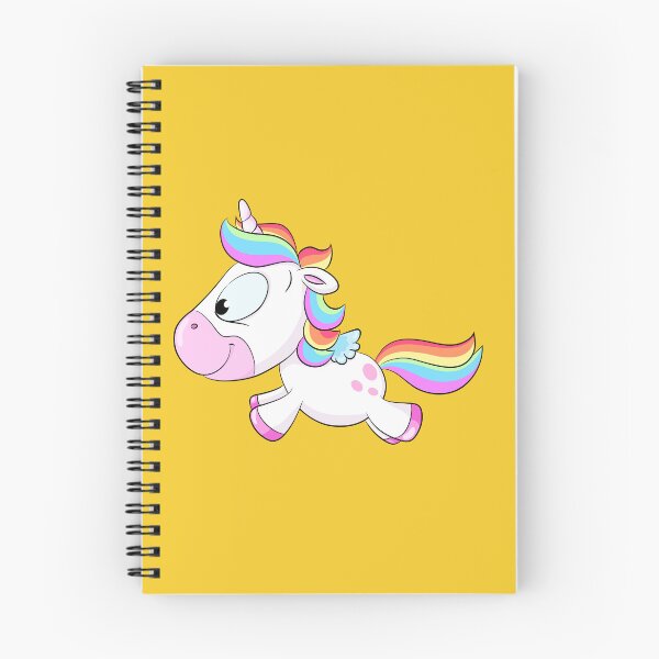 Item preview, Cute running rainbow unicorn designed and sold by Christine Wulf.