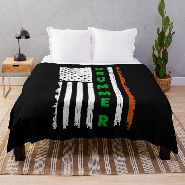 Item preview, Baterista irlandés bandera americana designed and sold by NatureFex25.