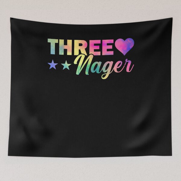 Item preview, Three Nager Shirt, Birthday Girl Shirt, Toddler Birthday Shirt, Threenager Toddler Shirt, 3rd Birthday Party, Third Birthday Toddler Shirt designed and sold by aymob.