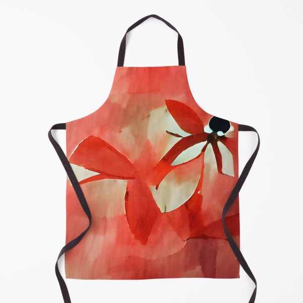 Item preview, title: red flower minimalist watercolor designed and sold by AIArtwork21.