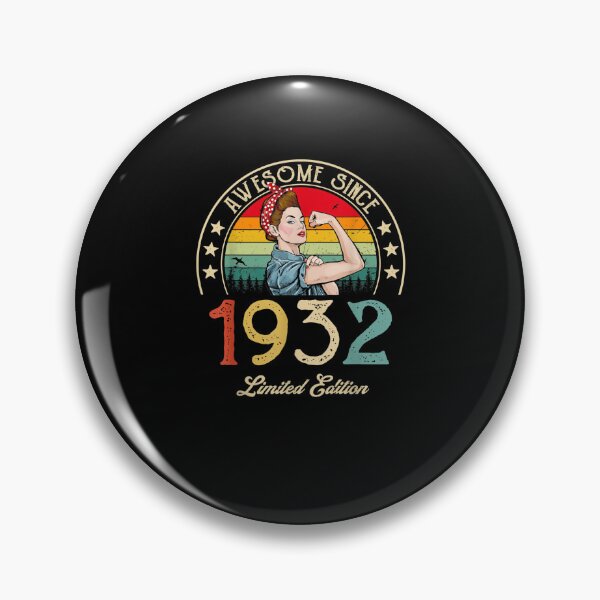 Item preview, Awesome Since 1932 Vintage 1932 90th Birthday 90 Years Old designed and sold by DeannaMarks.