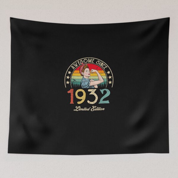 Item preview, Awesome Since 1932 Vintage 1932 90th Birthday 90 Years Old designed and sold by DeannaMarks.
