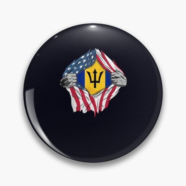Item preview, Bajan American Blood Inside Me Country Flags designed and sold by DeannaMarks.