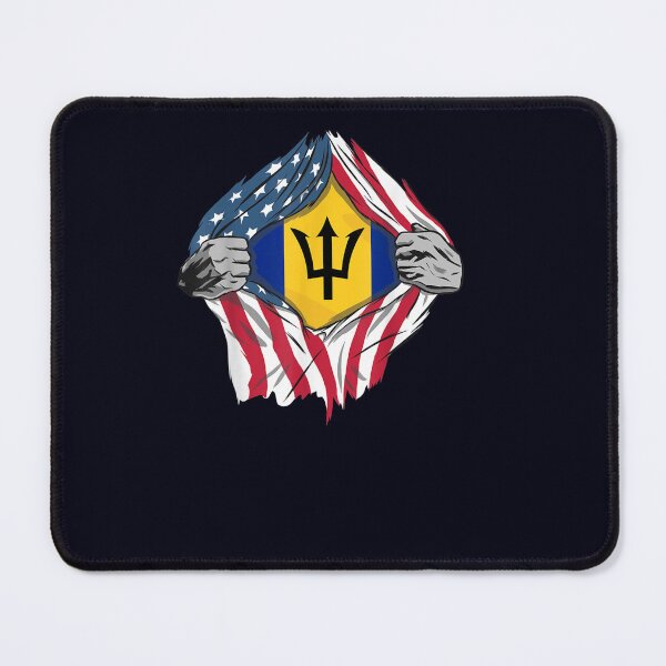 Item preview, Bajan American Blood Inside Me Country Flags designed and sold by DeannaMarks.