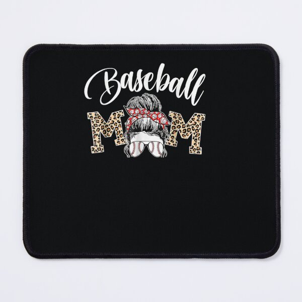 Item preview, Baseball Leopard Messy Bun Mother's Day designed and sold by DeannaMarks.