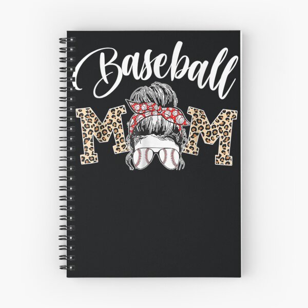 Item preview, Baseball Leopard Messy Bun Mother's Day designed and sold by DeannaMarks.