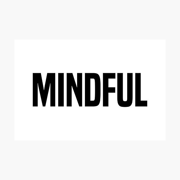Item preview, Mindful designed and sold by OutcastBrain.