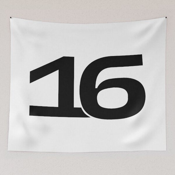 Item preview, 16 LEC. Driver Number 2022 Season (Black) designed and sold by FilipeFerreira.