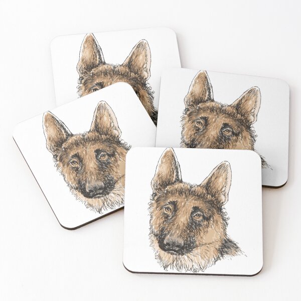 Item preview, German Shepherd hand drawn vector designed and sold by deepakrode7.