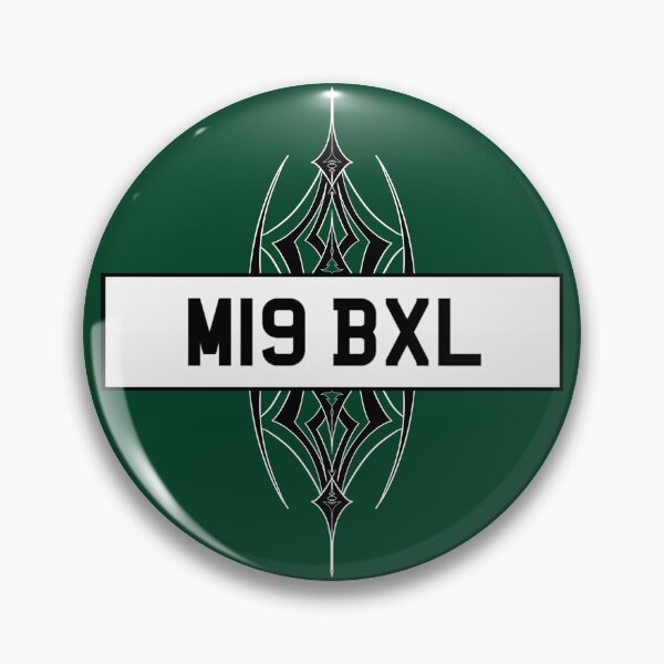 Item preview, Car registration plate, with car hex colour code background and custom stripes. designed and sold by Elizabeth-Banks.