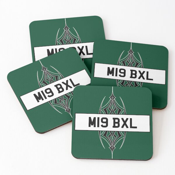 Item preview, Car registration plate, with car hex colour code background and custom stripes. designed and sold by Elizabeth-Banks.
