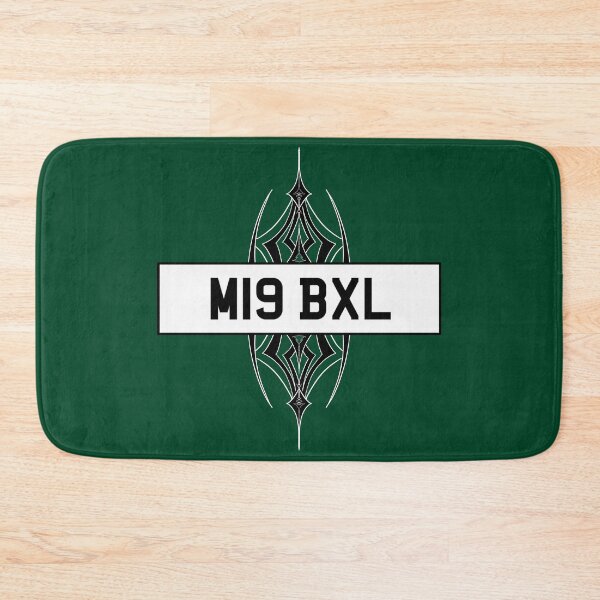 Item preview, Car registration plate, with car hex colour code background and custom stripes. designed and sold by Elizabeth-Banks.