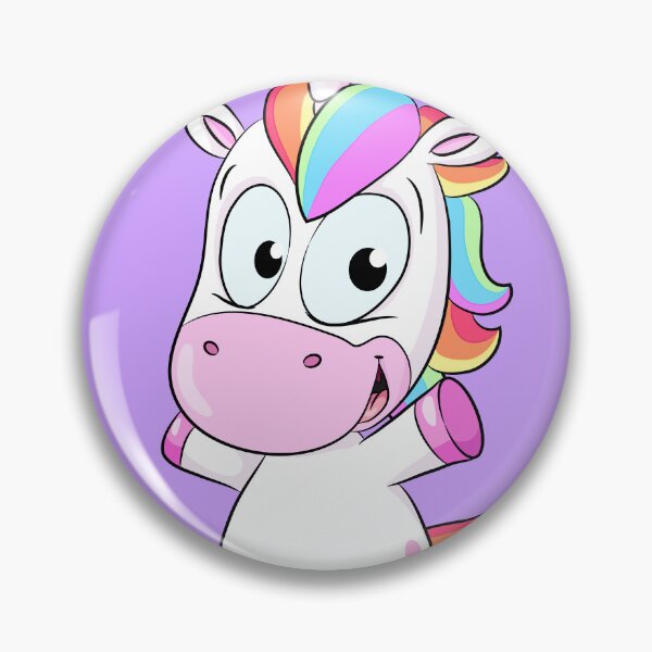 Item preview, Cute sitting rainbow unicorn designed and sold by Christine Wulf.