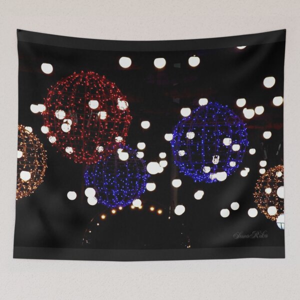 Item preview, Glowing balls of the night city. Photographer SonoRico designed and sold by SonoRiko.