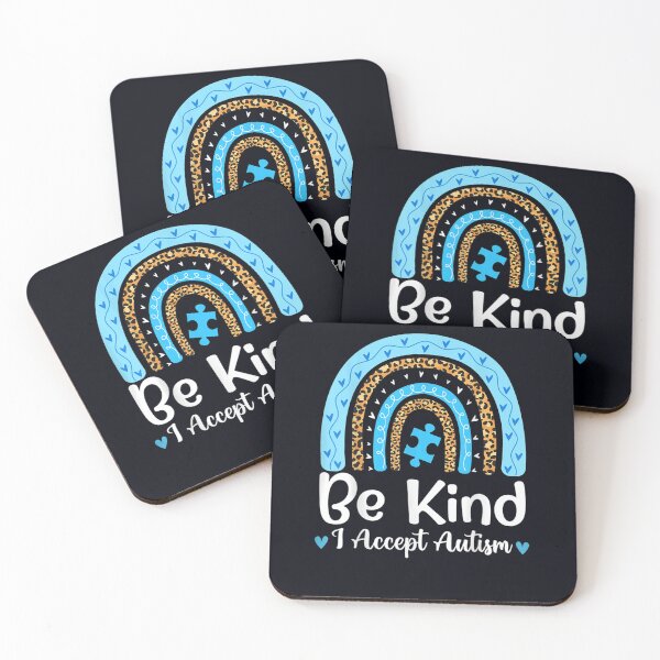 Item preview, Be Kind Autism Awareness Leopard Rainbow Choose Kindness designed and sold by DeannaMarks.