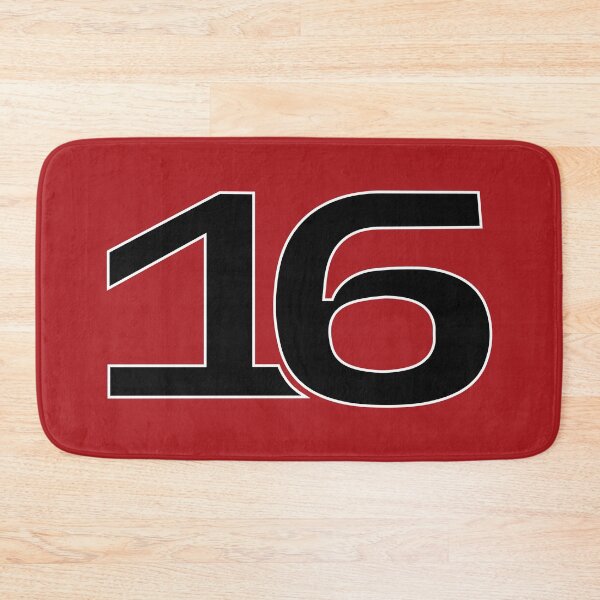 Item preview, 16 LEC. Driver Number 2022 Season (Black and White/Red BG) designed and sold by FilipeFerreira.