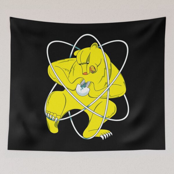 Item preview, Ours atomique - Drapeau de la ville secrète de Zheleznogorsk dans le Kraï de Krasnoïarsk - Plutonium designed and sold by odenfcdarnel.