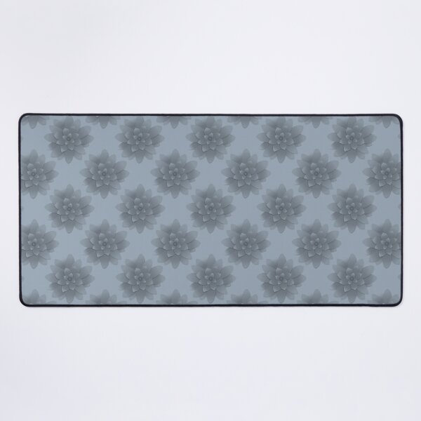 Item preview, Lotus Array Soft Grey Blue Repeat 5748 designed and sold by Art in My Loft.