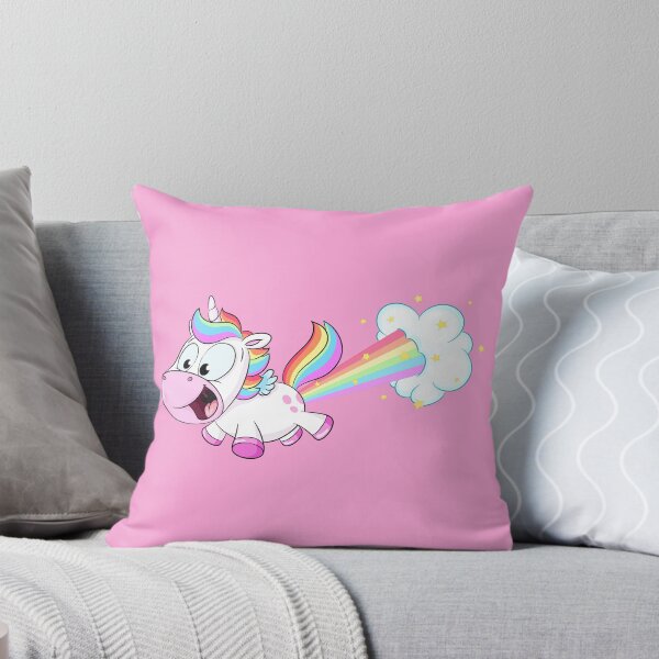 Item preview, Cute farting rainbow unicorn designed and sold by Christine Wulf.