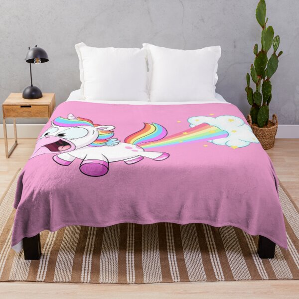 Item preview, Cute farting rainbow unicorn designed and sold by Christine Wulf.