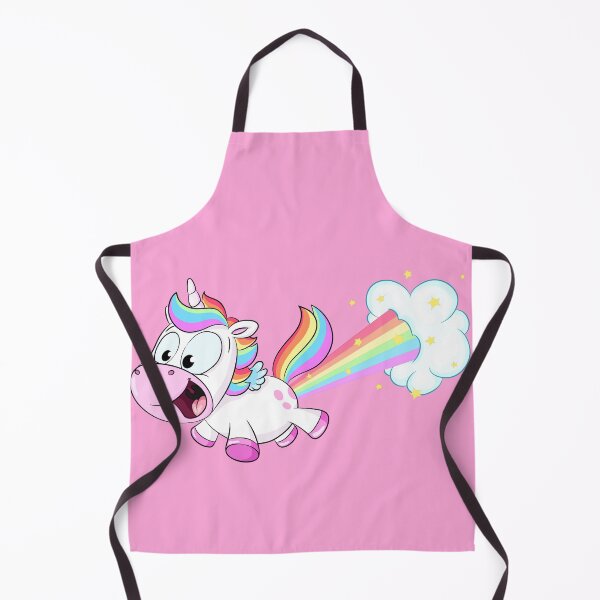 Item preview, Cute farting rainbow unicorn designed and sold by Christine Wulf.