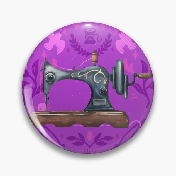 Item preview, Vintage Sewing Machine on Purple designed and sold by Maria Garcia.