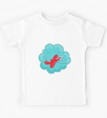 Cute cloud with airplane. Kids Tee