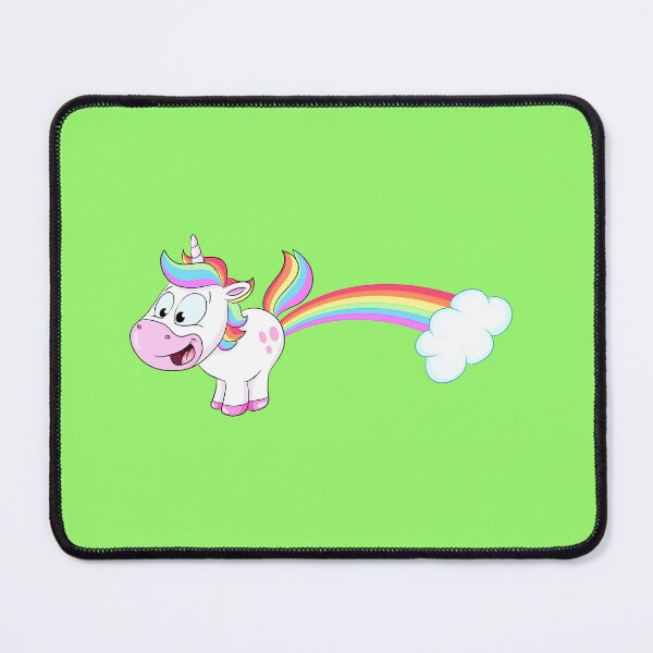Item preview, Cute farting rainbow unicorn designed and sold by Christine Wulf.